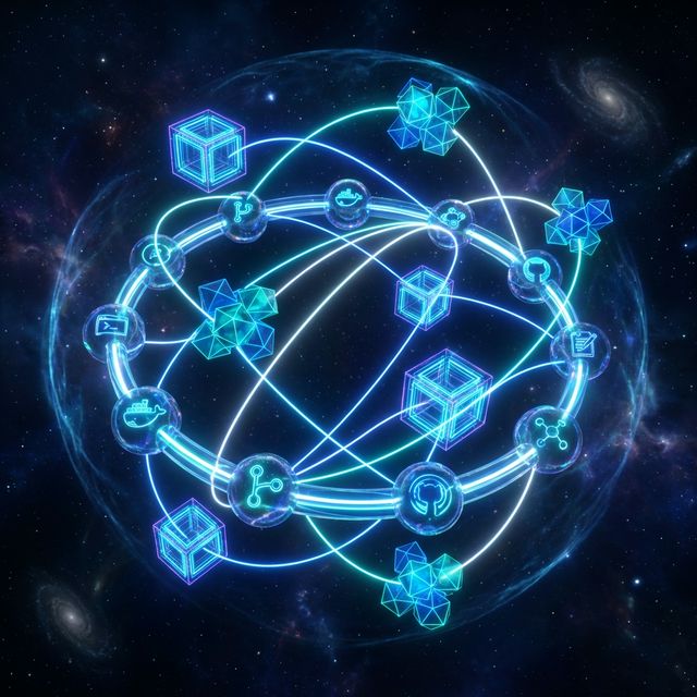 DevOps CI/CD Pipeline visualization